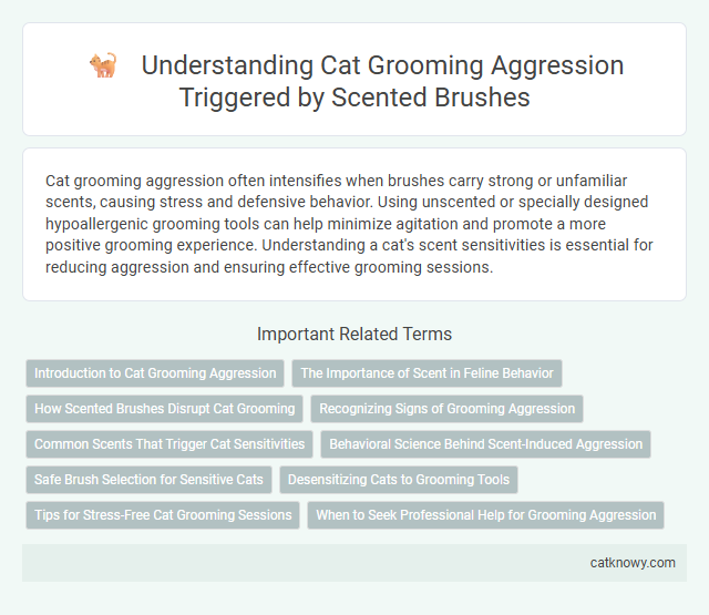 Understanding Cat Grooming Aggression Triggered by Scented Brushes
