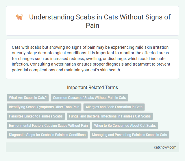 Understanding Scabs in Cats Without Signs of Pain