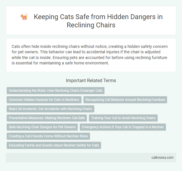 Keeping Cats Safe from Hidden Dangers in Reclining Chairs