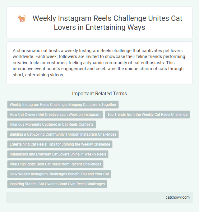 Weekly Instagram Reels Challenge Unites Cat Lovers in Entertaining Ways