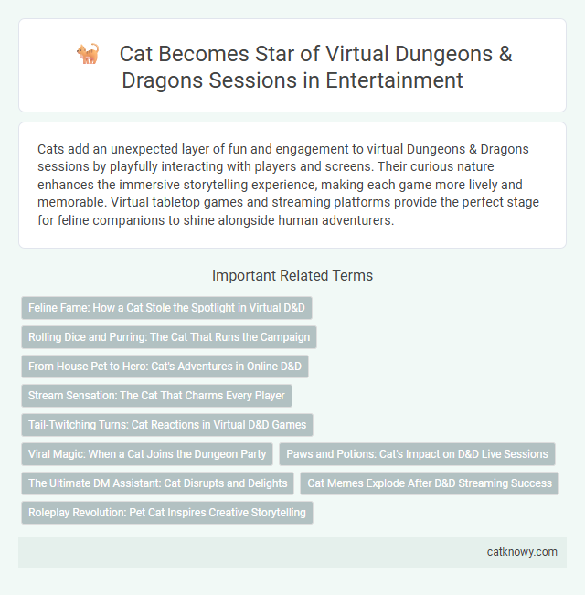 Cat Becomes Star of Virtual Dungeons & Dragons Sessions in Entertainment
