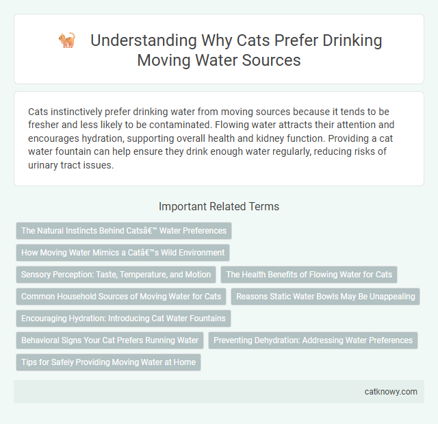 Understanding Why Cats Prefer Drinking Moving Water Sources