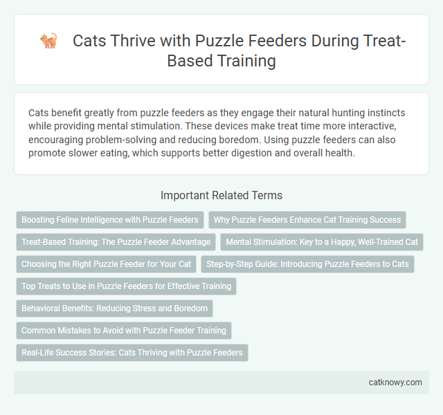 Cats Thrive with Puzzle Feeders During Treat-Based Training