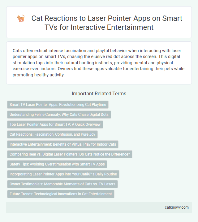 Cat Reactions to Laser Pointer Apps on Smart TVs for Interactive Entertainment