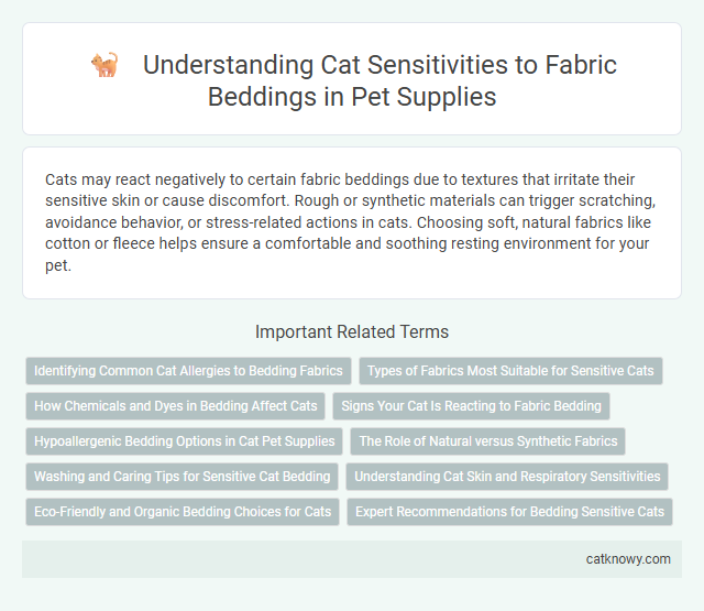 Understanding Cat Sensitivities to Fabric Beddings in Pet Supplies