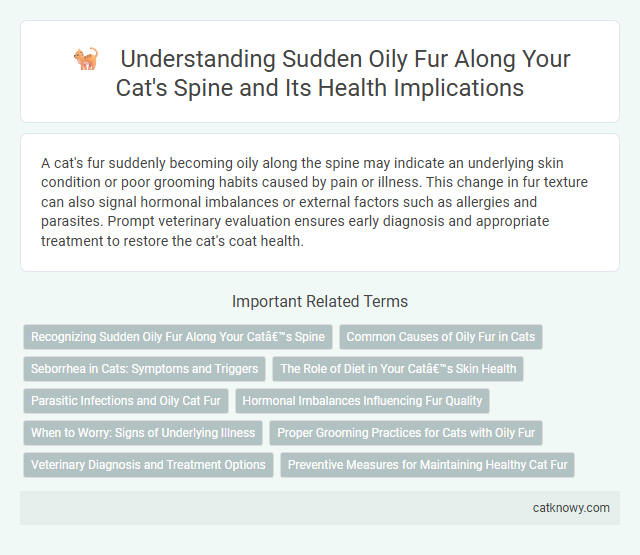 Understanding Sudden Oily Fur Along Your Cat's Spine and Its Health Implications
