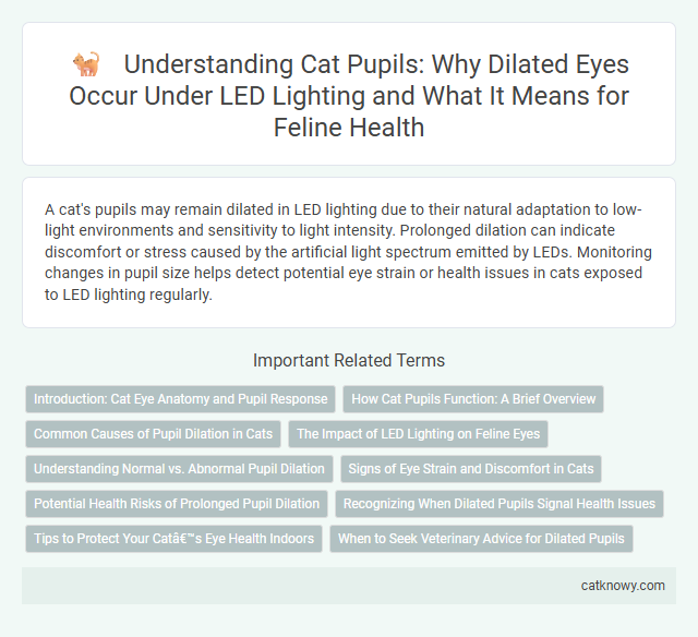 Understanding Cat Pupils: Why Dilated Eyes Occur Under LED Lighting and What It Means for Feline Health