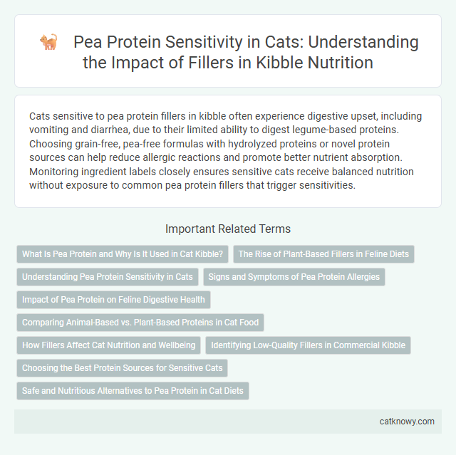 Pea Protein Sensitivity in Cats: Understanding the Impact of Fillers in Kibble Nutrition