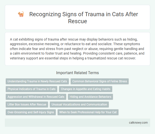 Recognizing Signs of Trauma in Cats After Rescue