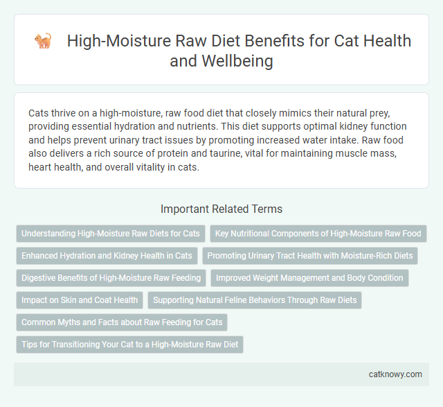 High-Moisture Raw Diet Benefits for Cat Health and Wellbeing