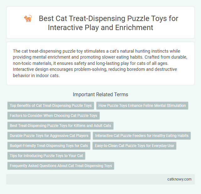 Best Cat Treat-Dispensing Puzzle Toys for Interactive Play and Enrichment