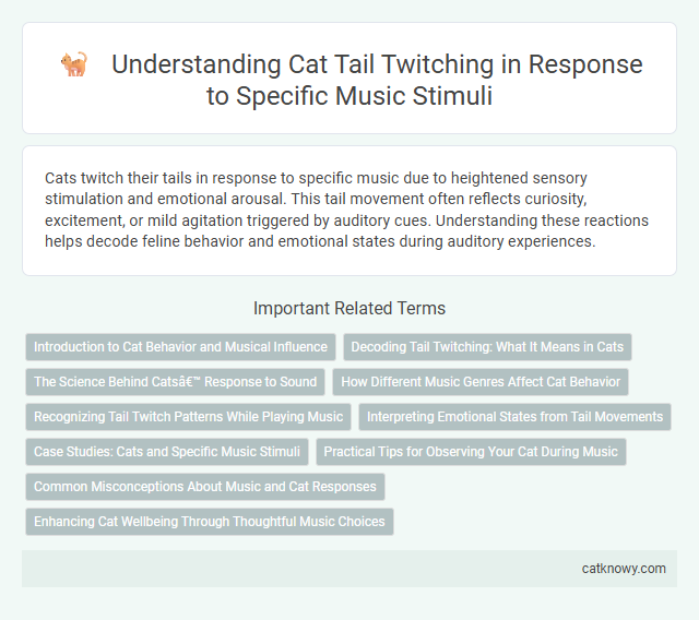 Understanding Cat Tail Twitching in Response to Specific Music Stimuli
