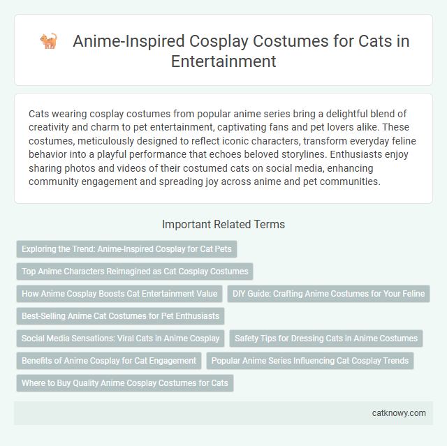 Anime-Inspired Cosplay Costumes for Cats in Entertainment