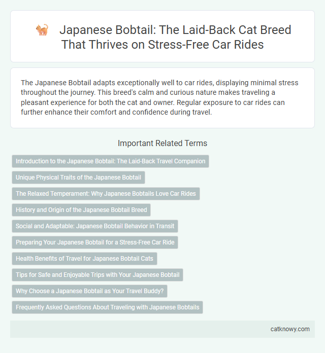 Japanese Bobtail: The Laid-Back Cat Breed That Thrives on Stress-Free Car Rides
