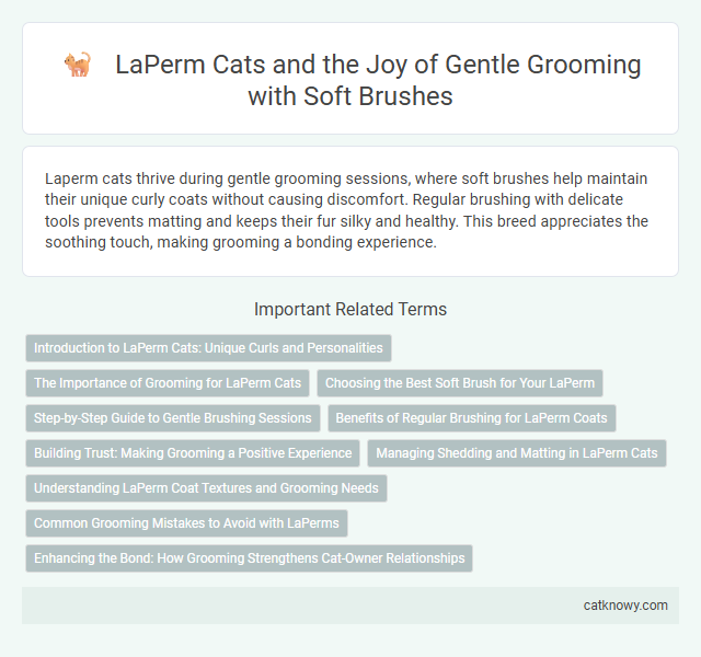 LaPerm Cats and the Joy of Gentle Grooming with Soft Brushes