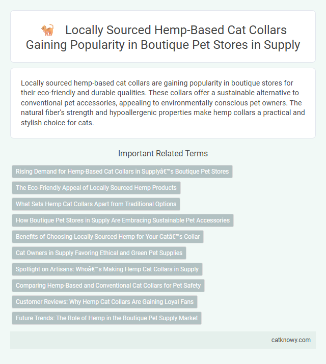 Locally Sourced Hemp-Based Cat Collars Gaining Popularity in Boutique Pet Stores in Supply