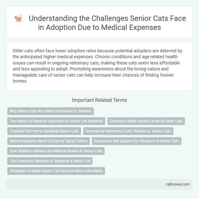 Understanding the Challenges Senior Cats Face in Adoption Due to Medical Expenses