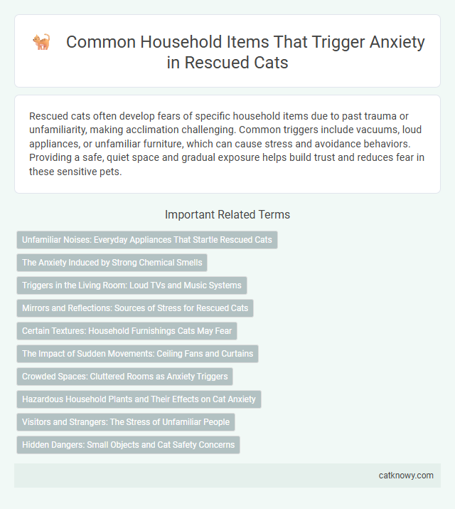 Common Household Items That Trigger Anxiety in Rescued Cats