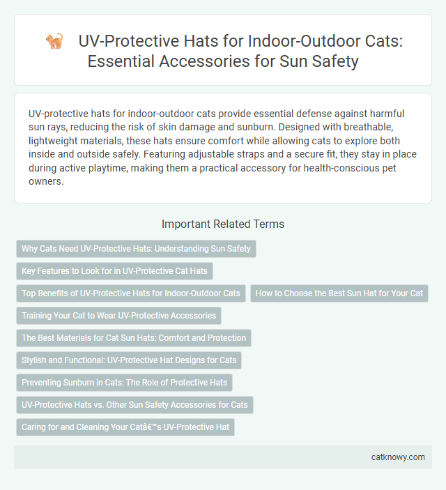UV-Protective Hats for Indoor-Outdoor Cats: Essential Accessories for Sun Safety