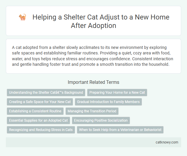 Helping a Shelter Cat Adjust to a New Home After Adoption