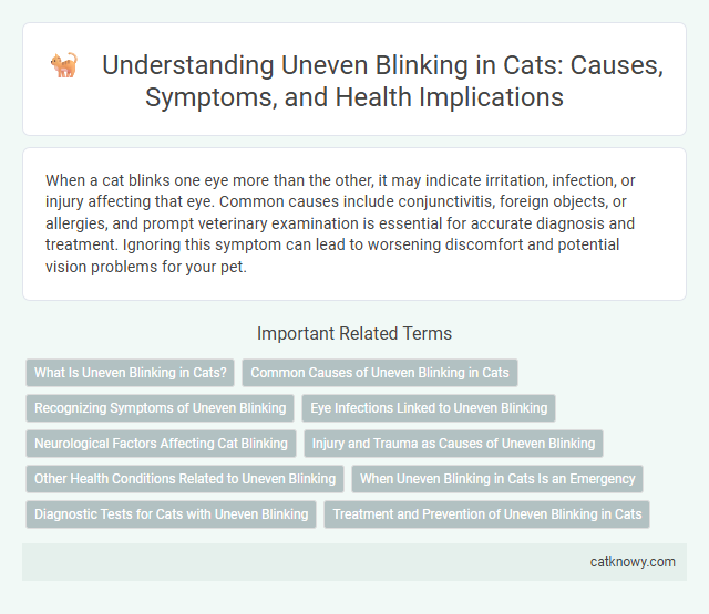 Understanding Uneven Blinking in Cats: Causes, Symptoms, and Health Implications