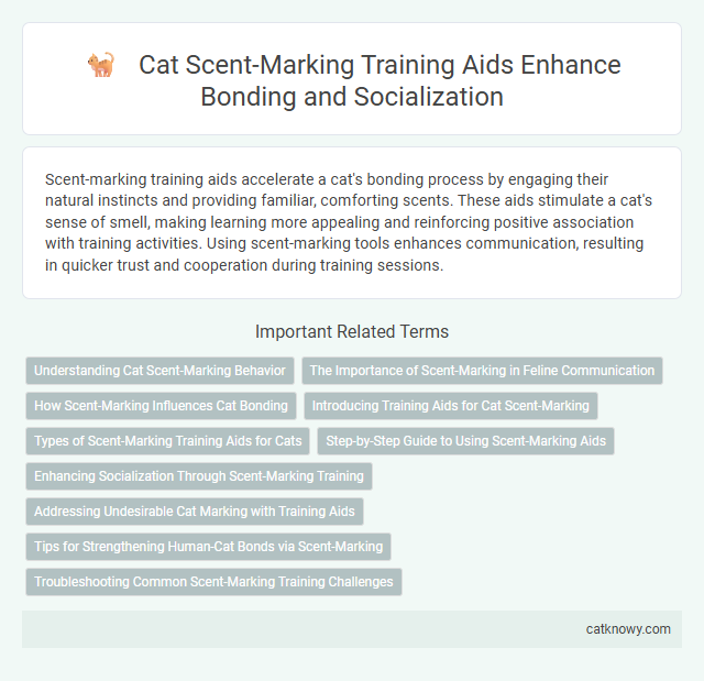 Cat Scent-Marking Training Aids Enhance Bonding and Socialization