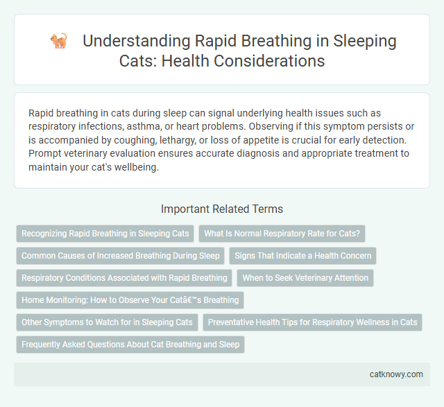 Understanding Rapid Breathing in Sleeping Cats: Health Considerations