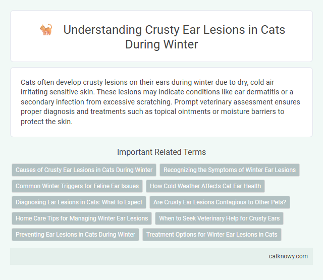 Understanding Crusty Ear Lesions in Cats During Winter