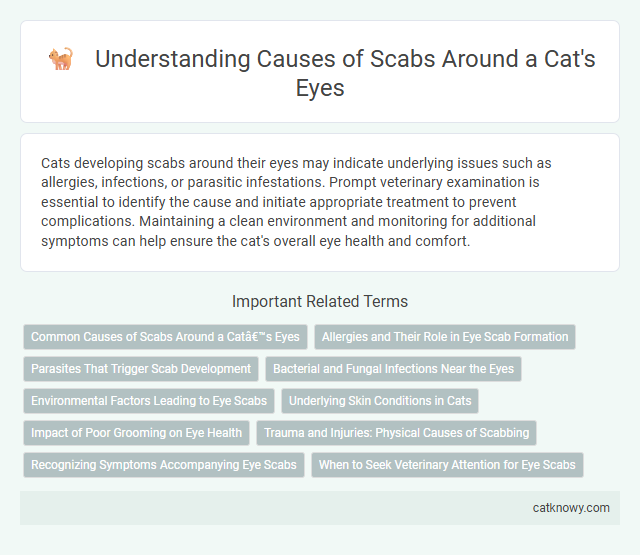 Understanding Causes of Scabs Around a Cat's Eyes