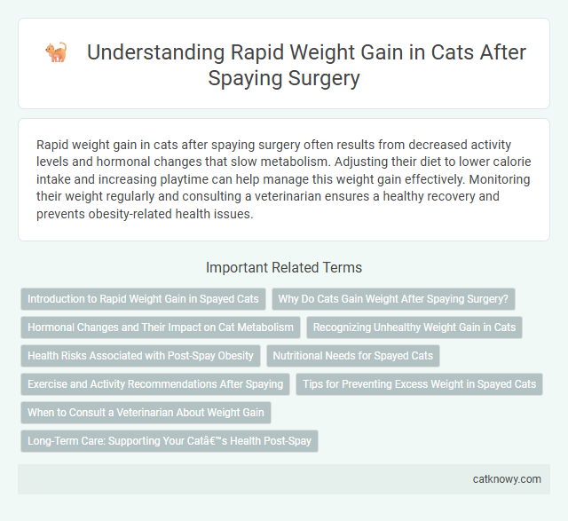 Understanding Rapid Weight Gain in Cats After Spaying Surgery