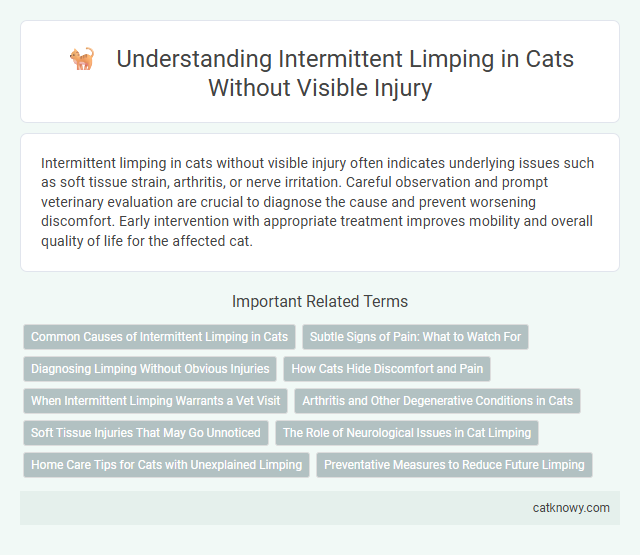 Understanding Intermittent Limping in Cats Without Visible Injury