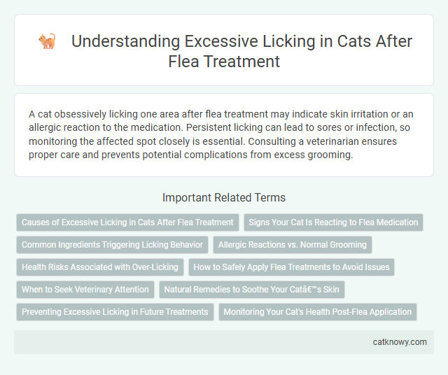Understanding Excessive Licking in Cats After Flea Treatment