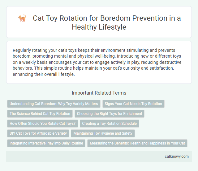 Cat Toy Rotation for Boredom Prevention in a Healthy Lifestyle