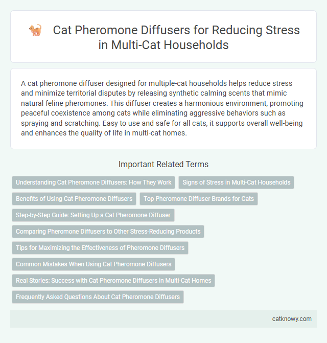 Cat Pheromone Diffusers for Reducing Stress in Multi-Cat Households