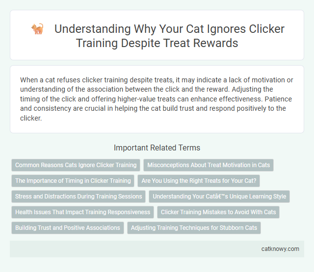 Understanding Why Your Cat Ignores Clicker Training Despite Treat Rewards