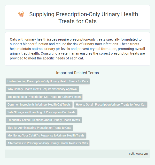 Supplying Prescription-Only Urinary Health Treats for Cats