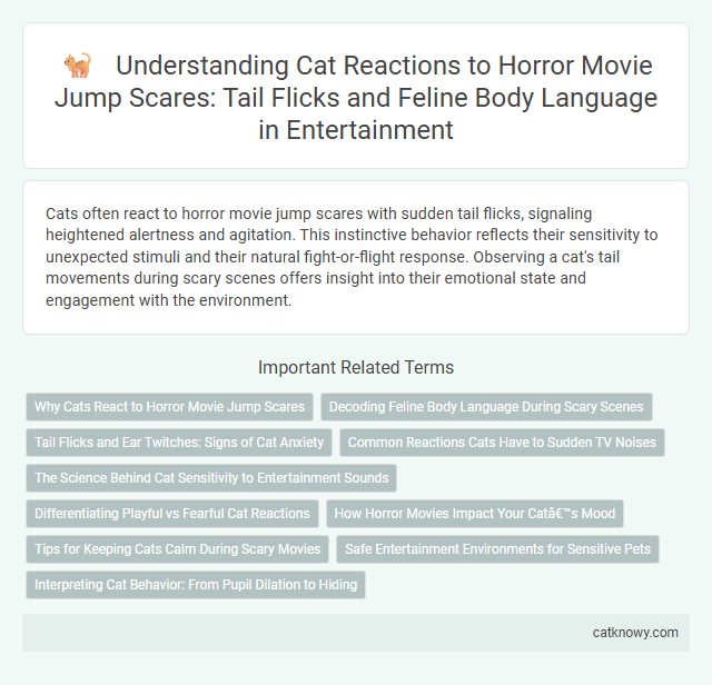 Understanding Cat Reactions to Horror Movie Jump Scares: Tail Flicks and Feline Body Language in Entertainment