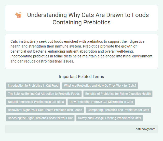 Understanding Why Cats Are Drawn to Foods Containing Prebiotics