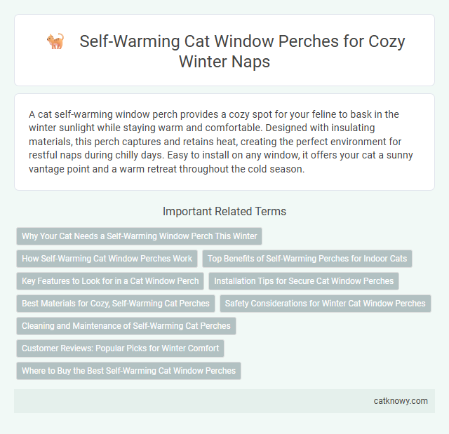 Self-Warming Cat Window Perches for Cozy Winter Naps