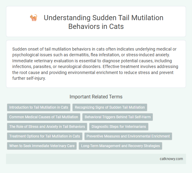 Understanding Sudden Tail Mutilation Behaviors in Cats