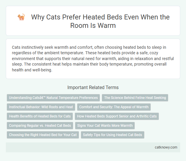 Why Cats Prefer Heated Beds Even When the Room Is Warm