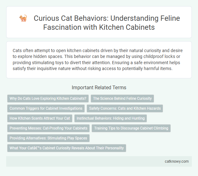 Curious Cat Behaviors: Understanding Feline Fascination with Kitchen Cabinets