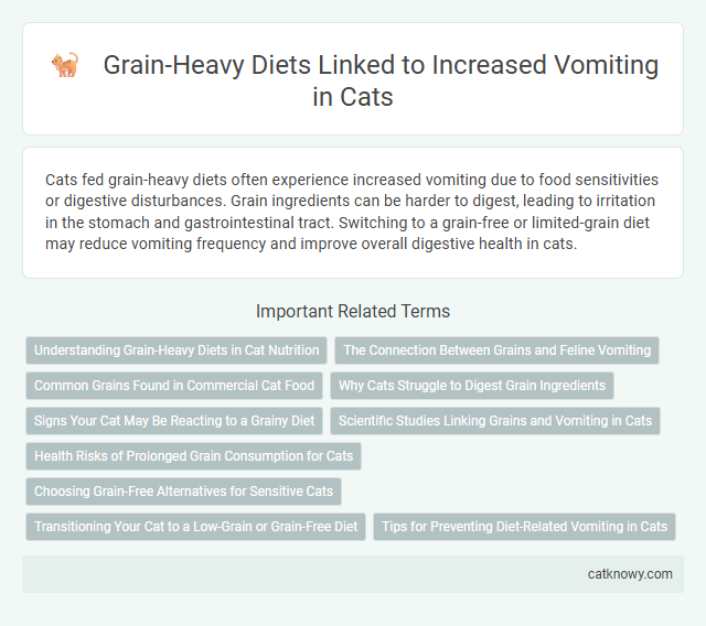 Grain-Heavy Diets Linked to Increased Vomiting in Cats