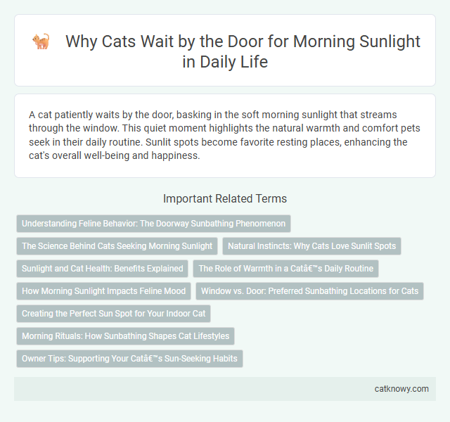 Why Cats Wait by the Door for Morning Sunlight in Daily Life