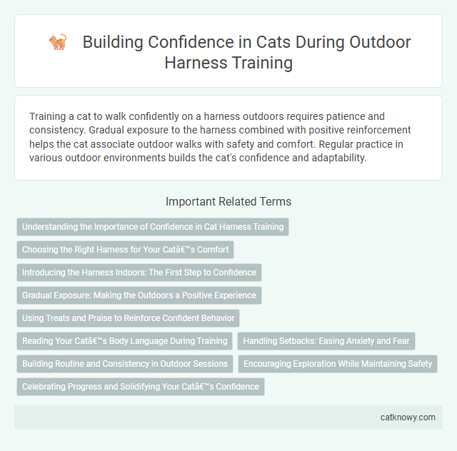 Building Confidence in Cats During Outdoor Harness Training