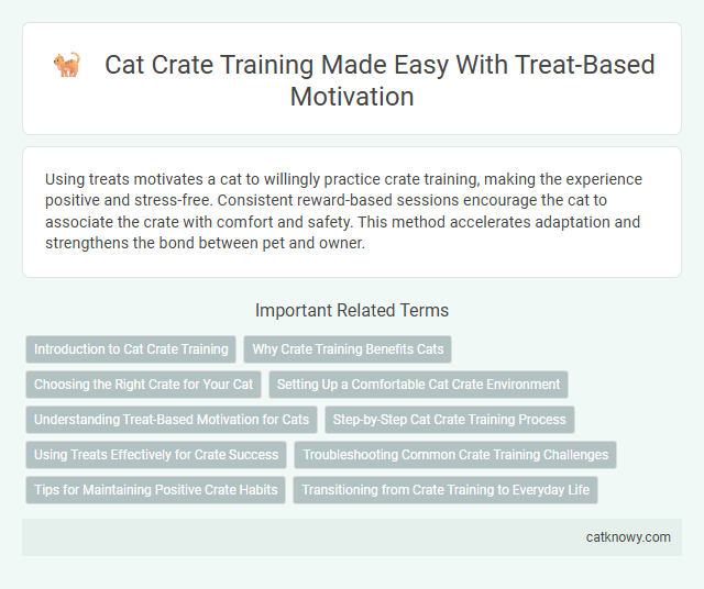 Cat Crate Training Made Easy With Treat-Based Motivation