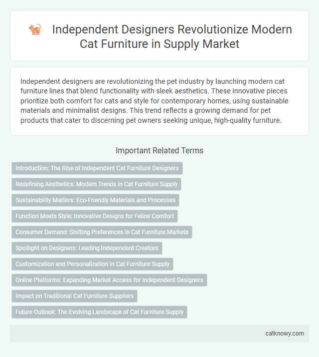 Independent Designers Revolutionize Modern Cat Furniture in Supply Market