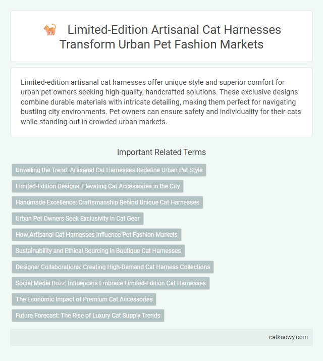 Limited-Edition Artisanal Cat Harnesses Transform Urban Pet Fashion Markets