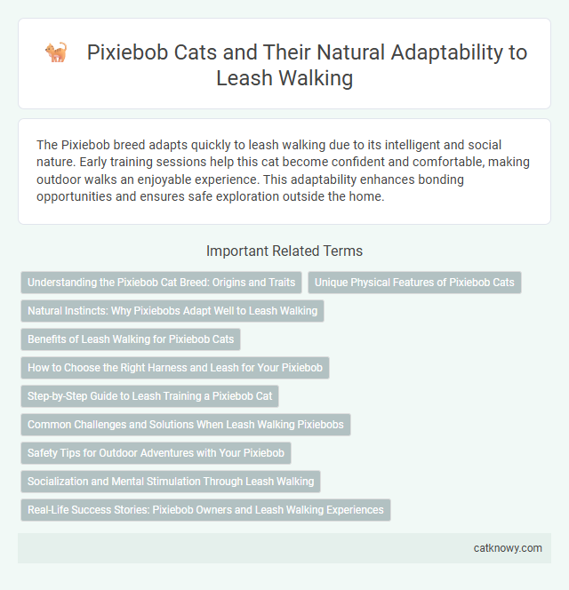 Pixiebob Cats and Their Natural Adaptability to Leash Walking