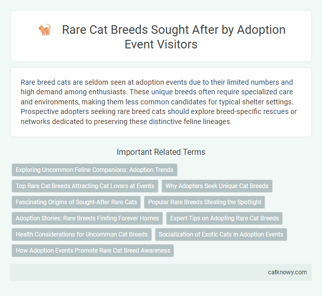 Rare Cat Breeds Sought After by Adoption Event Visitors